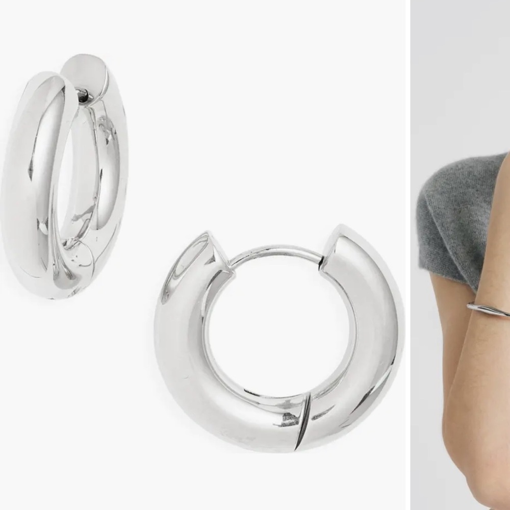 Nordstrom Waterproof Chubby Hoop Earrings